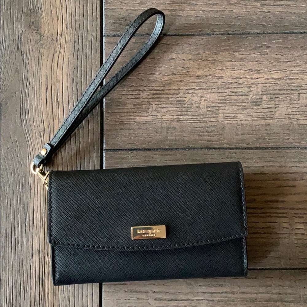 Kate Spade Wristlet with cellphone compartment